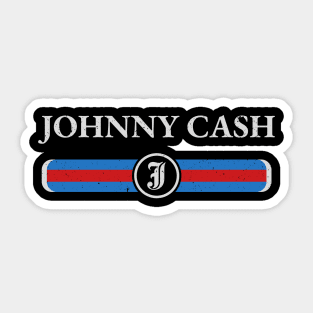 Graphic Johnny Name Vintage Birthday Retro Gift Sticker